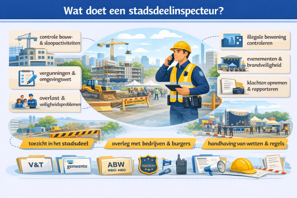 Wat doet een stadsdeelinspecteur